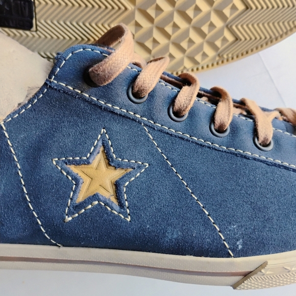 NEW Converse One Star – Rare Black Denim & Khaki Star (Men’s 7 / Women’s 8.5) - Picture 2 of 3